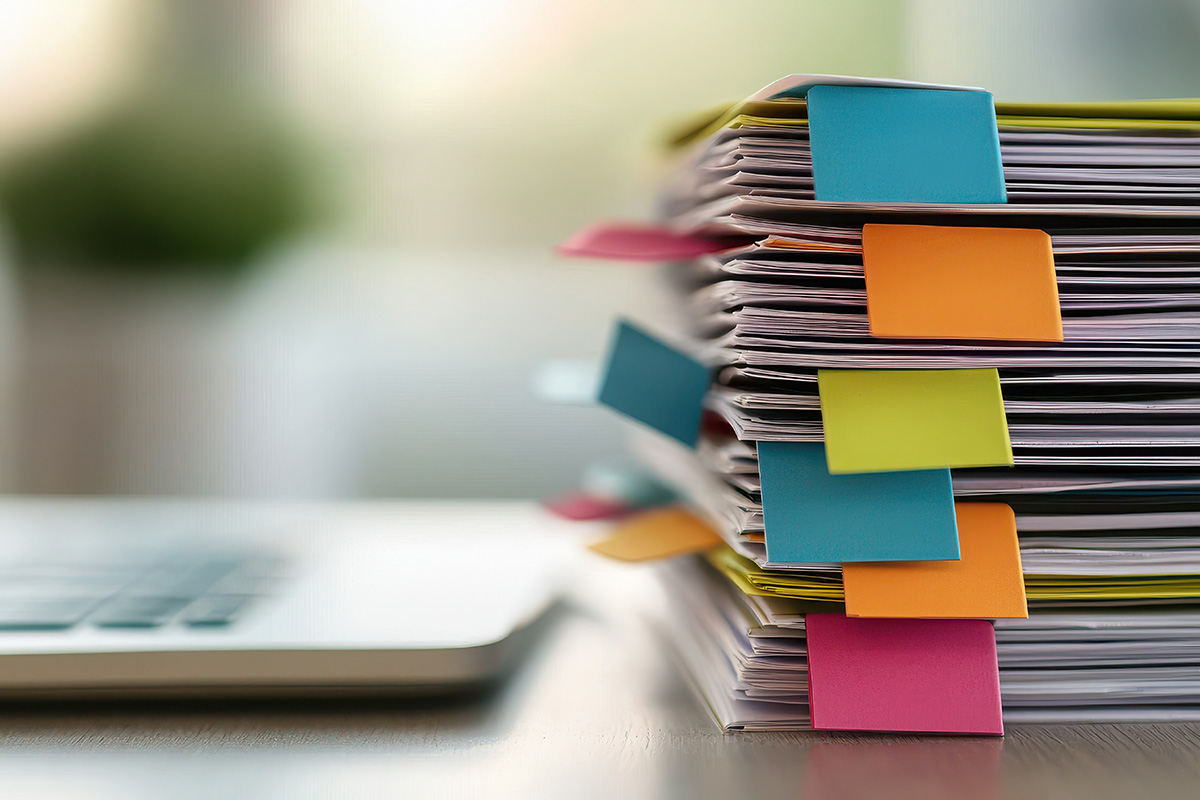 Ordner und Mappen (Quelle: pengzphoto/Stock.Adobe.com) Ordner und Mappen